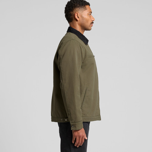 SIDE canvas-cord-collar-jacket-side